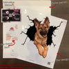 German Shepherd Crack Dad Decal Funny Jokes Kiss Cut Stickers Housewarming