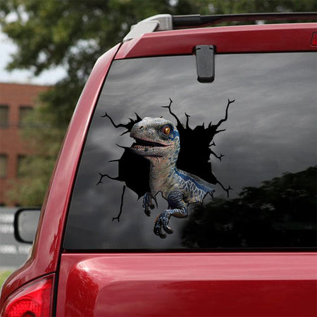 [sk0953-snf-tnt]-dinosaur-crack-sticker-animals-lover