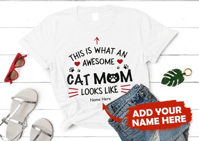best-cat-mom-customized-unisex-shirt