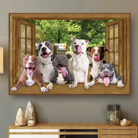 [ld0632-snf-lad]-pitbull-poster-dogs-lover