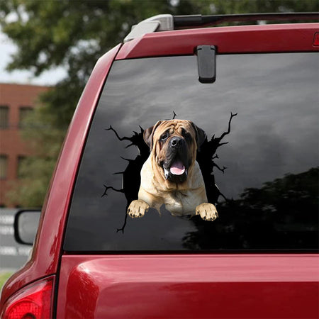 [da0526-snf-lad]-english-mastiff-crack-car-sticker-dogs-lover