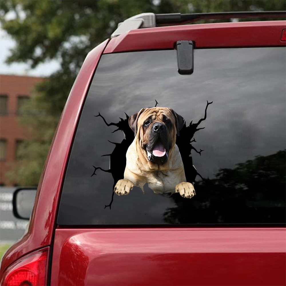 [da0526-snf-lad]-english-mastiff-crack-car-sticker-dogs-lover