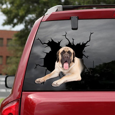 [ld0147-snf-lad]-english-mastiff-crack-car-sticker-dogs-lover