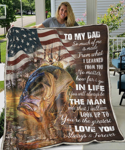 [sk1498-tnt]-bass-fishing-blanket-fishing-lover