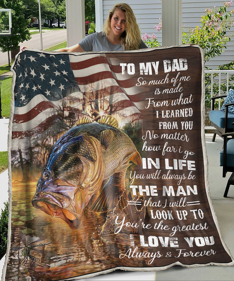 [sk1498-tnt]-bass-fishing-blanket-fishing-lover
