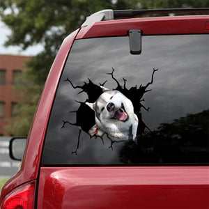[sk1189-snf-lad]-husky-sibir-crack-sticker-dogs-lover