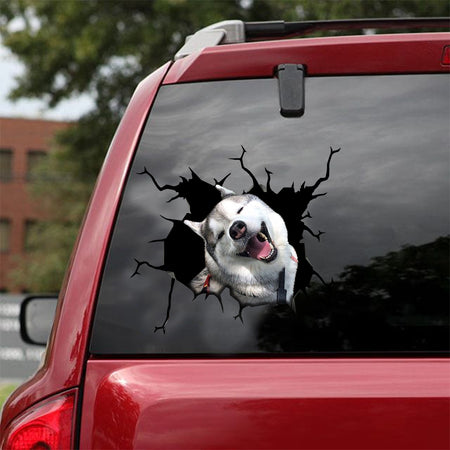 [sk1189-snf-lad]-husky-sibir-crack-sticker-dogs-lover