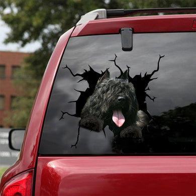 [ld0153-snf-lad]-bouvier-des-flandres-crack-car-sticker-dogs-lover
