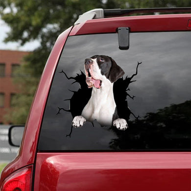 [da0932-snf-tnt]-great-dane-crack-car-sticker-dogs-lover