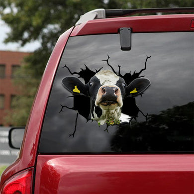 [sk1243-snf-tnt]-dairy-cow-crack-sticker-cattle-lover