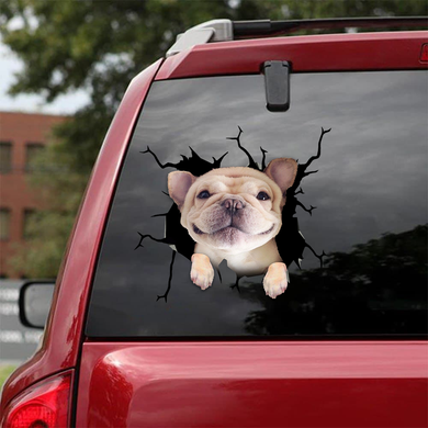[sk1344-snf-tpa]-french-bulldog-crack-sticker-dogs-lover