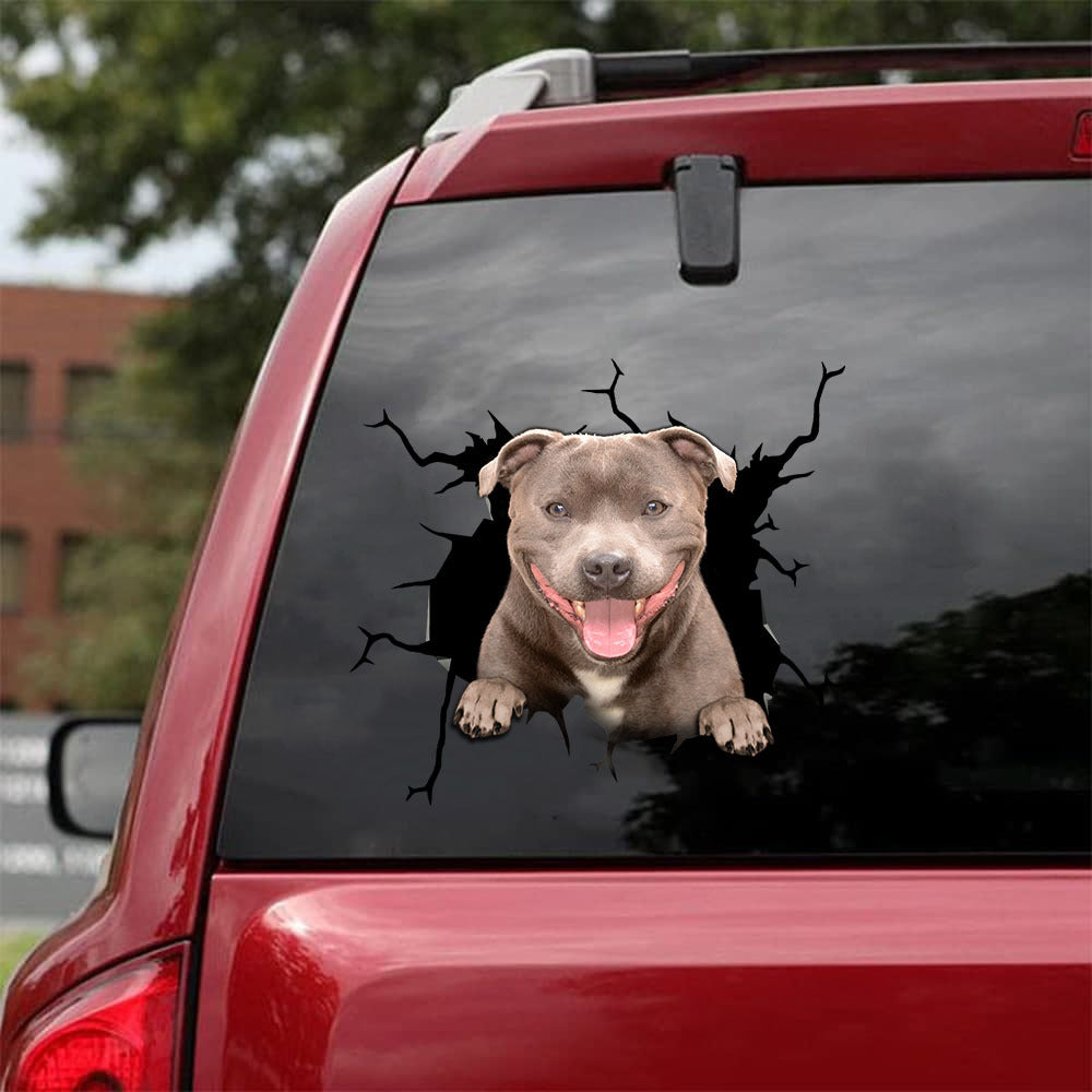[sk1420-snf-tpa]-pitbull-crack-sticker-dogs-lover