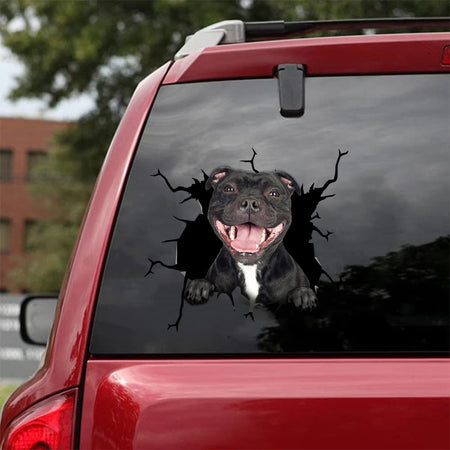 [sk1419-snf-tpa]-pitbull-crack-sticker-dogs-lover