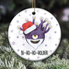 DnD Be Ho Ho Ho Holder, Christmas Ornament, Christmas Gift, Circle Ornament