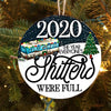 Christmas Vacation, The Year Everyone's Shitters Were Full, Christmas Ornament, Christmas Gift, Circle Ornament