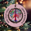 Bob Marley, Hippie, Celts Ornament, Christmas Ornament, Christmas Gift, Ceramic Circle Ornament