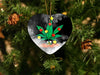 Cannabis Leaf Happy Holidaze Christmas, Christmas Ornament, Christmas Gift