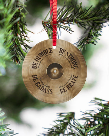 Drummer, Be Strong When You Are Weak Circle Ornament, Christmas Ornament, Christmas Gift