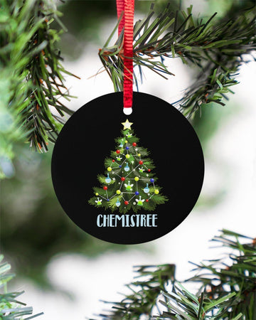 Chemist Gift Circle Ornament, Christmas Ornament, Christmas Gift