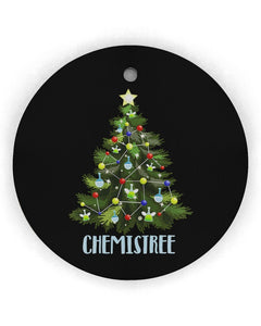 Chemist Gift Circle Ornament, Christmas Ornament, Christmas Gift