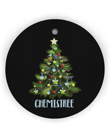 Chemist Gift Circle Ornament, Christmas Ornament, Christmas Gift