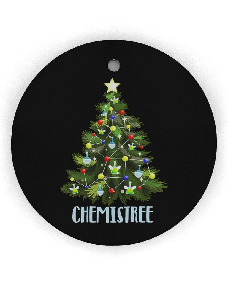 Chemist Gift Circle Ornament, Christmas Ornament, Christmas Gift