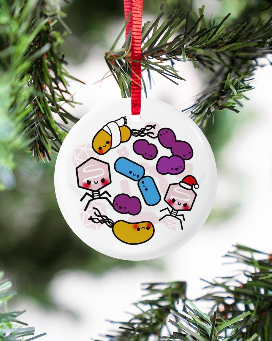 Chemist Gift Circle Ornament, Christmas Ornament, Christmas Gift