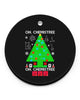 Chemist Gift Circle Ornament, Christmas Ornament, Christmas Gift