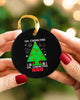 Chemist Gift Circle Ornament, Christmas Ornament, Christmas Gift