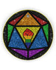 Dnd Lgbt Ceramic Ornament Circle Ornament, Christmas Ornament, Christmas Gift
