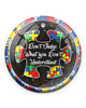 Don't Judge Ornament Circle Ornament, Christmas Ornament, Christmas Gift