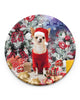 Chihuahua Xmas Gift Boxes Ornament Circle Ornament, Christmas Ornament, Christmas Gift