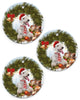 Bedlington Terrier Ringbell Gift For You Circle Ornament, Christmas Ornament, Christmas Gift