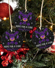 Epilepsy Awareness Circle Ornament Circle Ornament, Christmas Ornament, Christmas Gift