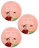 Best Wishes Circle Ornament, Christmas Ornament, Christmas Gift