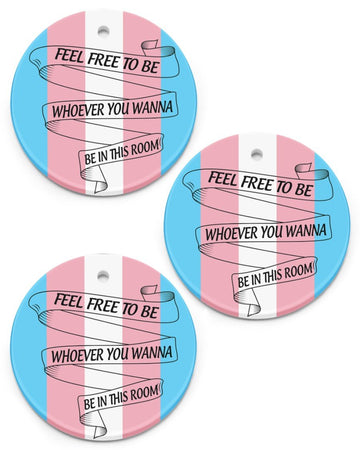 Feel Freee To Be Whoever You Wanna Be Ornament Circle Ornament, Christmas Ornament, Christmas Gift