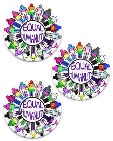 Equal Humanlity Circle Ornament, Christmas Ornament, Christmas Gift
