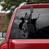 [sk1384-snf-lad]-german-shepherd-crack-car-sticker-dogs-lover