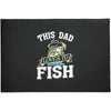 This Dad Loves Fishing Welcome Floor Rug Housewarming Gift Home Living Home Decor Funny Indoor Outdoor Doormat Floor Mat Funny Gift Ideas