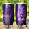 Camellia Personalized Butterfly To My Daughter Loving Letter Stainless Steel Tumbler - Double-Walled Insulation Thermal Cup With Lid Father Gift For Daughter