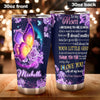 Camellia Personalized To My Mom I Love You Stainless Steel Tumbler - Double-Walled Insulation Thermal Cup With Lid Daughter Gift For Mommy Mother's Day