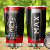 Camellia Personalized Hello Darkness Come To Drink With You Beer Stainless Steel Tumbler - Double-Walled Insulation Beer Thermal Cup With Lid Gift For Beer Dad Uncle