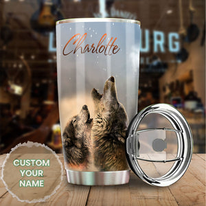Camellia Personalized Daughter Believe In Yourself Motivational Quote Stainless Steel Tumbler - Double-Walled Insulation Travel Thermal Cup With Lid Mom Gift For Daughter