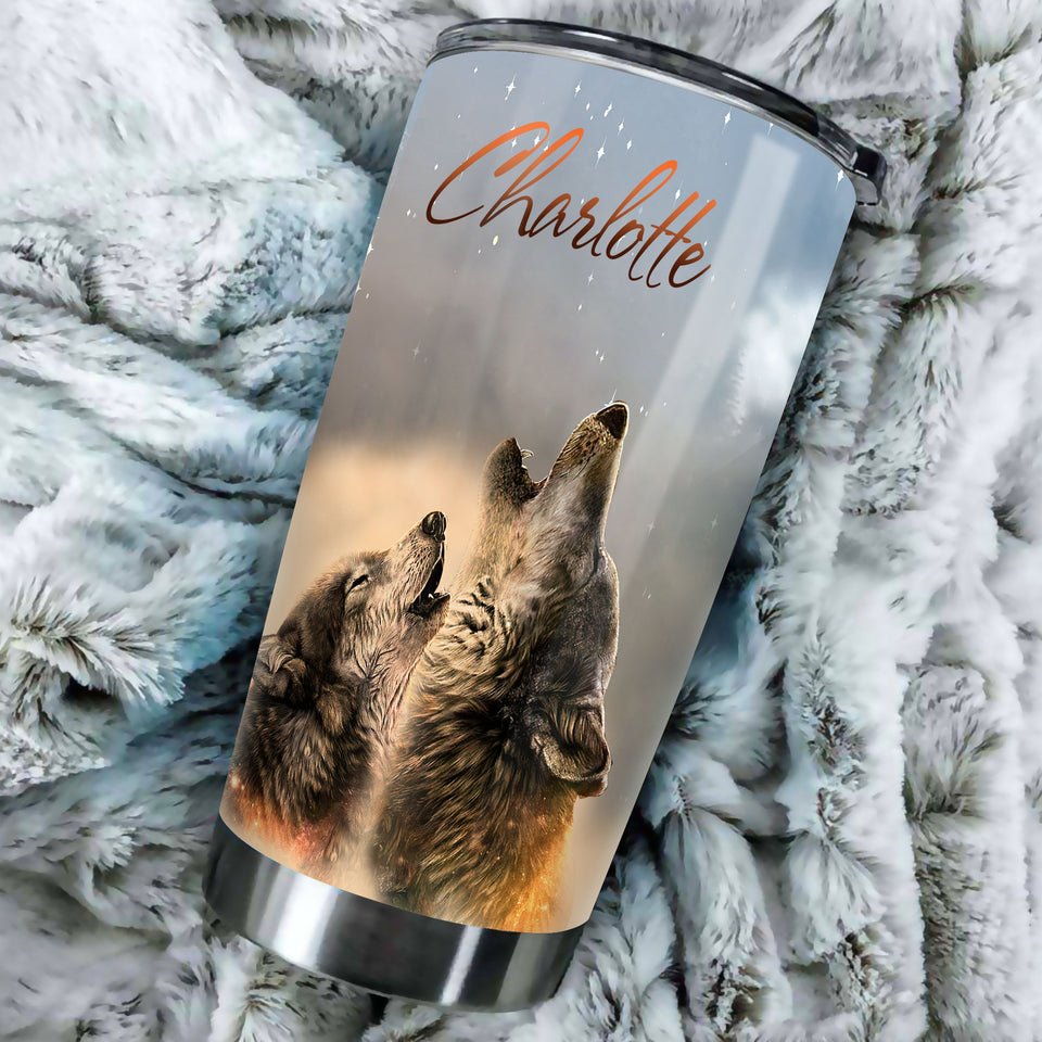 Camellia Personalized Daughter Believe In Yourself Motivational Quote Stainless Steel Tumbler - Double-Walled Insulation Travel Thermal Cup With Lid Mom Gift For Daughter