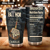 Camellia Personalized Swedish Fathor Definition Way Mightier Viking Nutrition Facts Stainless Steel Tumbler - Double-Walled Insulation Travel Thermal Cup With Lid Gift For Father's Day