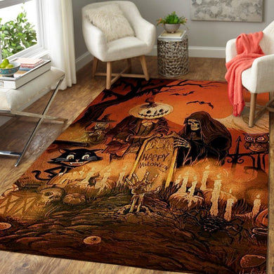Happy Halloween Living Room Rug Carpet