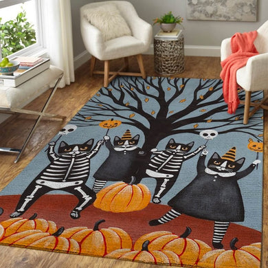 Halloween Cats Carpet Living Room Rugs