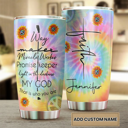 Camellia Personalized God That Is Who You Are Stainless Steel Tumbler- Double-Walled Insulation Travel Tharma Cup With Lid