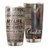 Camellia Persionalized 3D I Am Your Dachshund Stainless Steel Tumbler - Customized Double - Walled Insulation Thermal Cup With Lid Gift For Dog Lover