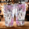Camellia Personalized Horse Faith God Says You Are Unique Stainless Steel Tumbler - Double-Walled Insulation Vacumm Flask - Gift For Horse Lovers, Cowgirls, Cowboys, Perfect Christmas, Thanksgiving